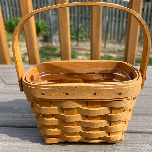 Longaberger 1997 Horizon of Hope basket and protector - Picture 1 of 5